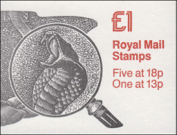 Großbritannien-Markenheftchen 79 D E The Speckled Band 1987, ** - Carnets