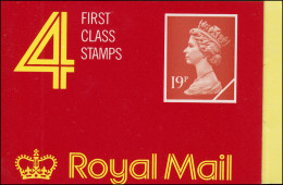 Großbritannien-Markenheftchen O-109a Elisabeth II. Strichcode 200071 - 1988, ** - Postzegelboekjes