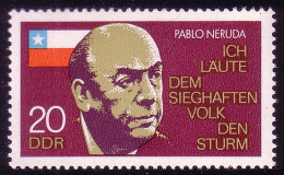 1921 Pablo Neruda 20 Pf ** - Unused Stamps