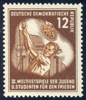 289 Weltfestspiele Der Jugend 12 Pf ** - Unused Stamps