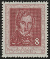 309 YI Händelfest 8 Pf Albert Lortzing Wz.2 YI ** - Unused Stamps