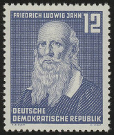 317 YII Friedrich Ludwig Jahn WEISSES PAPIER ** - Ungebraucht