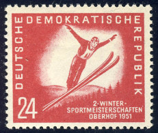 281 Wintersportmeisterschaften 24 Pf ** - Unused Stamps