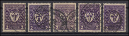 200 Gewerbeschau 2 Mark: Set Mit Fünf Farbvarianten, Zeitgerecht Gestempelt - Used Stamps