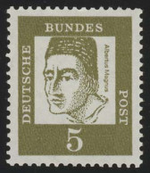347x Bed. Deutsche 5 Pf OHNE Fluo, Einzelmarke Mit Zählnummer, Postfrisch ** - Rolstempels