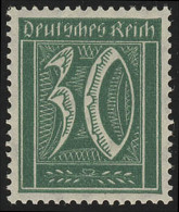 162 Freimarke Ziffer 30 Pf Wz 1 ** - Unused Stamps