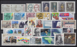 1268-1305 Bund-Jahrgang 1986 Komplett Postfrisch ** - Annual Collections
