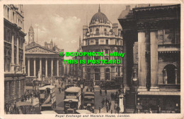 R536173 London. Royal Exchange And Mansion House - Autres & Non Classés