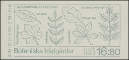 Markenheftchen 125 Botanischer Gärten - Stockholm, Uppsala, Göteborg, ** - Ohne Zuordnung