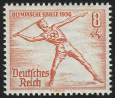 628 Sommerolympiade 8 Pf Speerwerfen Aus Block ** - Unused Stamps