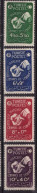 TUNISIE - 1947 - Au Profit Des Oeuvres De L'enfance - Série De 4 Timbres Neufs **  Cote 11 € - Nuovi