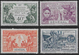 SENEGAL N°110 à 113 **  4 Valeurs Série Complète Neuve Sans Charnière Luxe MNH - Unused Stamps