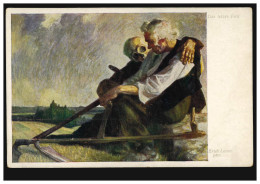 Künstler-AK Landwirtschaft: Erich Lamm - Das Letzte Feld, Ungebraucht, Um 1910  - Altri & Non Classificati