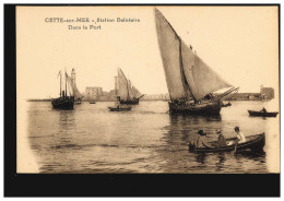 Foto-AK Schiffe: Cette-sur-Mer, Station Balneaire, Dans Le Port Hafen Mit Booten - Autres & Non Classés