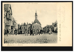 Foto-AK Gruss Aus Dem Felde: Marktplatz In Peronne, Feldpost 14.11.1916 Mit BS - Other & Unclassified