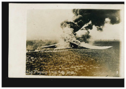 Foto-AK Engl. Flugzeug Durch Unsere Artillerie Zerstört, Ungebraucht, Um 1914/15 - Autres & Non Classés