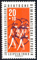 964 Turn-/Sportfest Leipzig Gymnastik 20+10 Pf  ** - Unused Stamps