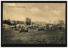 Foto-AK Feldbäckerei In Nordfrankreich, Beschriftet, Um 1914/1915 - Autres & Non Classés