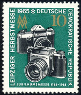 1130 Leipziger Herbstmesse Fotoapparate 10 Pf ** - Unused Stamps