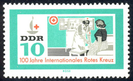 956 Intern. Rotes Kreuz 10 Pf ** - Unused Stamps