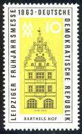 947 Leipziger Frühjahrsmesse Barthels Hof 10 Pf** - Unused Stamps