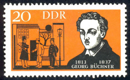 954 Schriftsteller/Komponisten Büchner 20 Pf ** - Unused Stamps