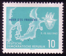 898 Ostseewoche Rostock Karte 10 Pf ** - Unused Stamps