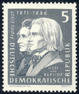 857 Franz Liszt 5 Pf ** - Neufs