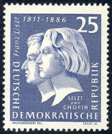 860 Franz Liszt 25 Pf ** - Neufs