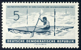 838 Kanu-WM Kajak-Einer 5 Pf ** - Nuovi