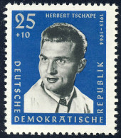 812 Gedenkstätten Buchenwald Tschäpe 25+10 Pf ** - Unused Stamps