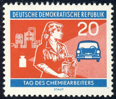 802 Chemiearbeiter 20 Pf ** - Unused Stamps