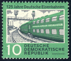 804 Deutsche Eisenbahnen 10 Pf ** - Nuevos
