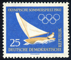 749 Olymp. Sommer-/Winterspiele Segeln 25 Pf ** - Ongebruikt