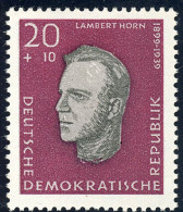 754 Gedenkstätte Sachsenhausen Horn 20+10 Pf ** - Unused Stamps