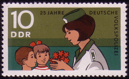 1580 Deutsche Volkspolizei 10 Pf ** - Unused Stamps