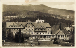 CPA Szklarska Poręba Schreiberhau Riesengebirge Schlesien, Hotel Lindenhof - Schlesien
