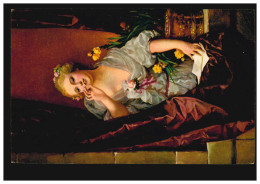 Künstler-AK Jean Baptiste Greuze: Kusshand, Ungebraucht  - Ohne Zuordnung