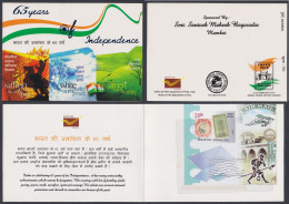 Inde India 2013 Mint Stamp Booklet Independence, Horse, Soldier, Cavalry, Snow, Butterfly, Tree, Grassland, Bird - Otros & Sin Clasificación