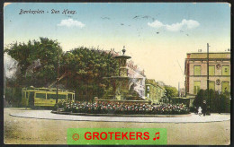 DEN HAAG Bankaplein 1916 TRAM / Streetcar  - Den Haag ('s-Gravenhage)