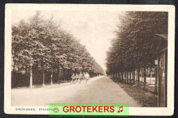 GRONINGEN Stadspark Met Fietsers  Ca 1928 - Groningen