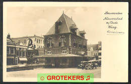 LEEUWARDEN Nieuwe Stad Met Oude Waag Ca 1935   Oude Auto’s / Old Cars - Leeuwarden
