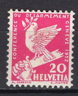 T3314 - SUISSE SWITZERLAND Yv N°256 * - Unused Stamps