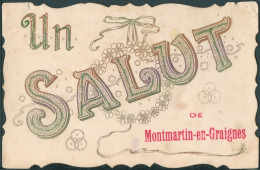 50 MONTMARTIN SUR GRAIGNES - Un Salut De Montmartin Sur Graignes - ETAT - Altri & Non Classificati