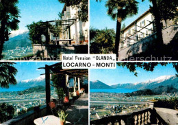 12683292 Monti Locarno TI Hotel Olanda Terrasse Panorama  Locarno - Other & Unclassified