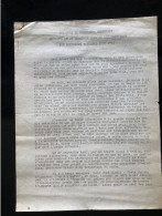 Tract Presse Clandestine Résistance Belge WWII WW2 'Discours Du Président Roosvelt, Prononce Le 29.12.1940...' 10 Pages - Documents