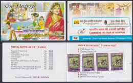 Inde India 2004? Mint Stamp Booklet Heritage, Culture, Religion, Festival, Diwali, Eid, Hinduism, Islam, Sikhism, Sikh - Other & Unclassified