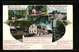 AK Burkhardtsdorf, Ausflugsgaststätte Besenschänke  - Burkhardtsdorf