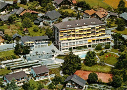 12683234 Spiez BE Fliegeraufnahme Hotel Eden Spiez - Autres & Non Classés