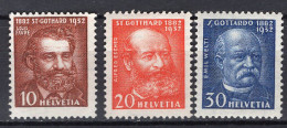T3317 - SUISSE SWITZERLAND Yv N°260/62 ** Tache Sur 261 - Unused Stamps